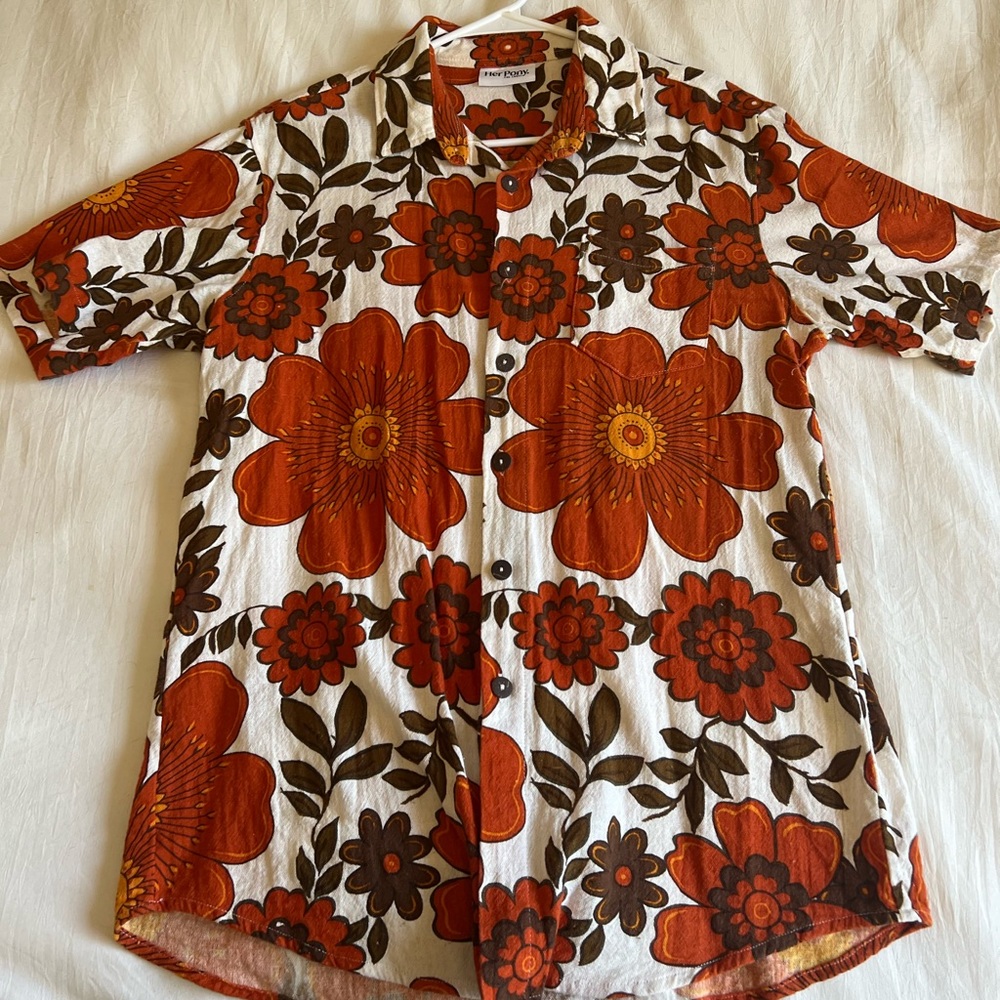 Her Pony the Label mens linen shirt